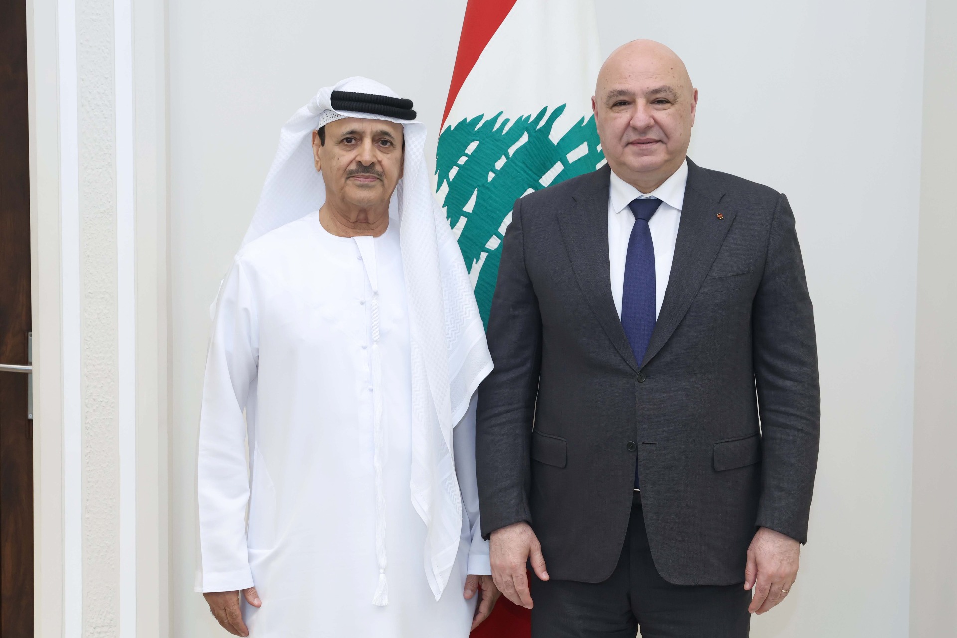 استقبل رئيس الجمهورية العماد جوزاف عون رئيس الاتحاد العربي لكرة السلة اللواء اسماعيل القرقاوي