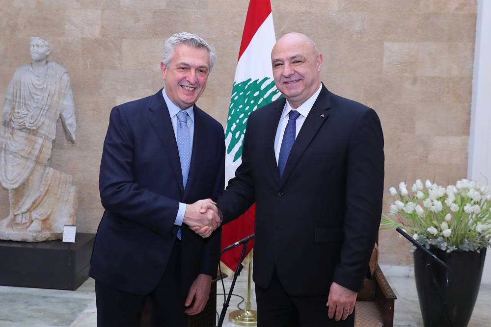 الرئيس عون شدد على ضرورة عودة النازحين السوريين لا بقاءهم في لبنان وطلب من الامم المتحدة تنظيم مواكب العودة وتوفير الدعم اللازم لها