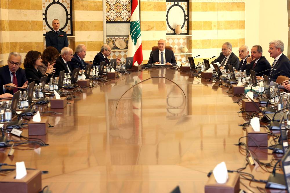 مجلس الوزراء عيّن رئيس وأعضاء مجلس إدارة "ايدال"  ويستكمل غداً دراسة مشروع الانتظام المالي