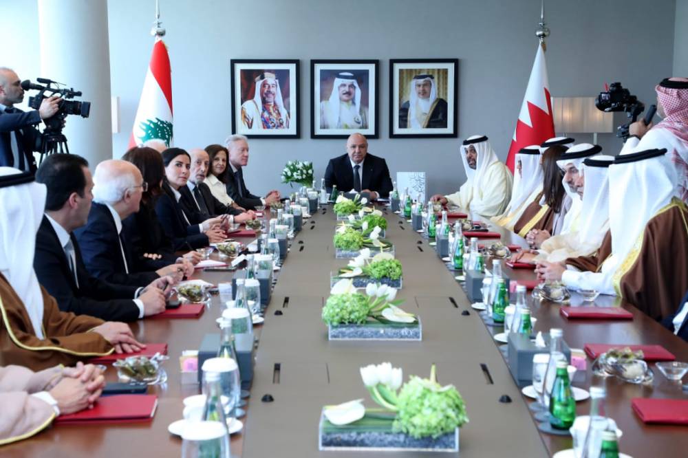 الرئيس عون زار مجلس التنمية الاقتصادية في البحرين  وشدد في كلمة له على ان لبنان يحتاج الى استثمارات مبنية على الثقة المتبادلة