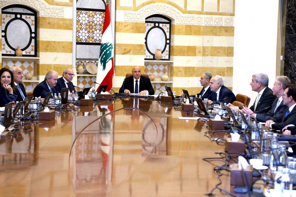 مجلس الوزراء اقرّ في جلسته برئاسة الرئيس عون تعيينات في اوجيرو  ومجلس الانماء والاعمار وثبّت معراوي مديراً عاماً للمالية