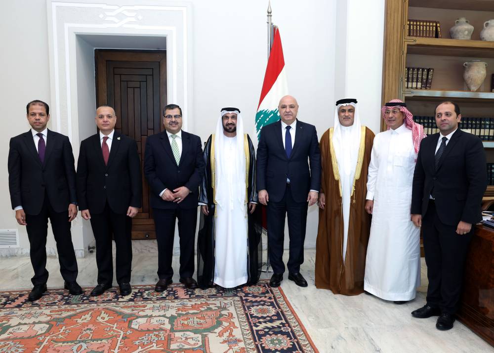 الرئيس عون استقبل رئيس البرلمان العربي: الدول العربية يجب ان تكون جسماً واحداً  وندين الاعتداءات الإسرائيلية على لبنان وآخرها في جرود الهرمل